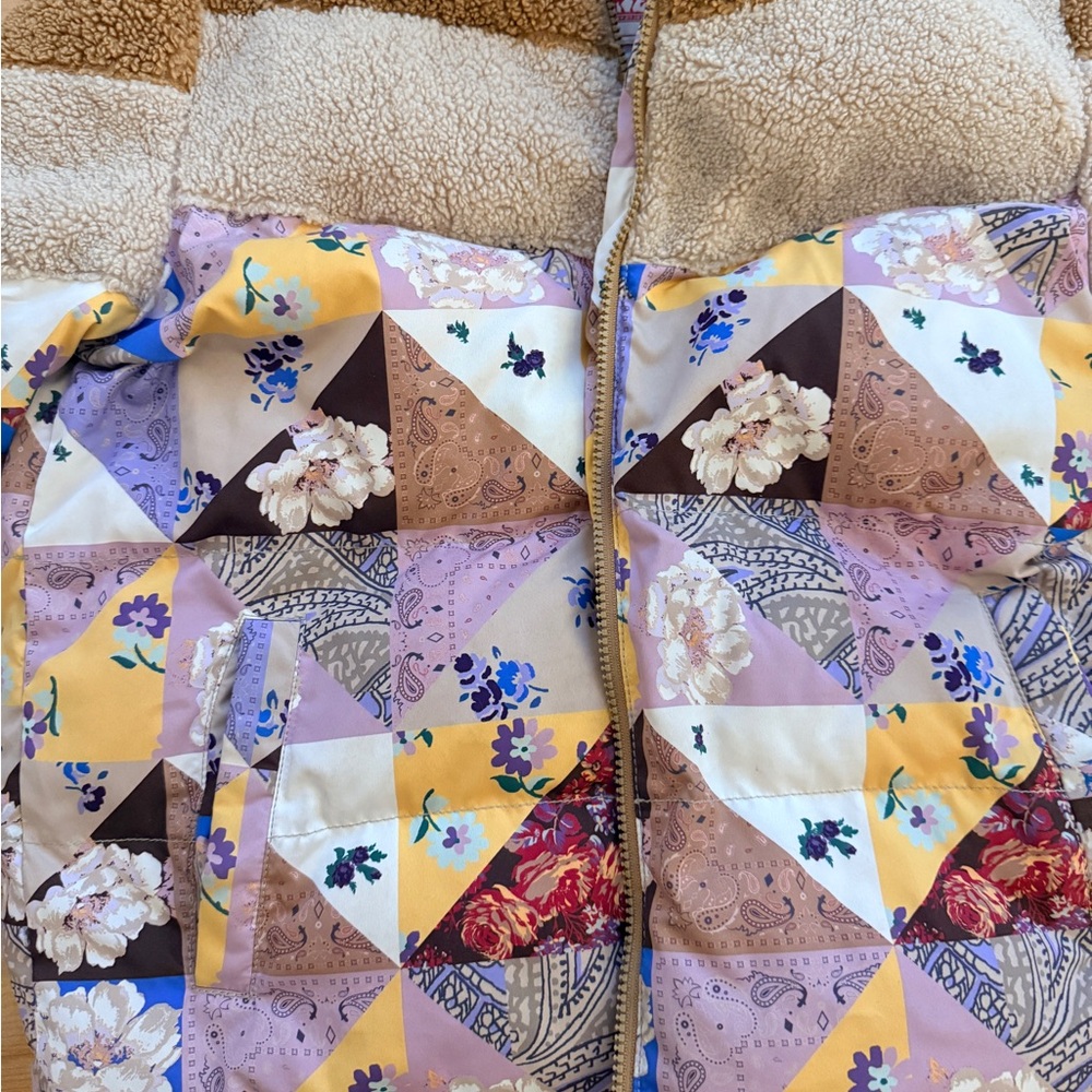 Levi's Patchwork Puffer Jacket With Hood - image 3